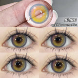 Gaeaspace  -  1 Pair Colorcon Korean Lenses Color Contact Lenses for Eyes Purple Lenses Blue Eye Lenses Brown Lenses Yearly Contacts