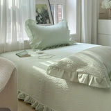 Gaeaspace  -  New Class a Maternal and Child Grade Pure Cotton Washed Cotton Lace Bedspread