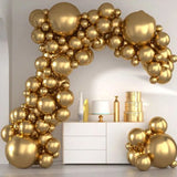 Gaeaspace  -  134 pieces sand white/gold balloon garland arch kit balloons Decorative balloons for party/baby shower/wedding birthday party