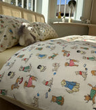 Gaeaspace  -  Fashion cute cartoon dog bedding set kid teen 1.2 1.5 1.8,twin full queen cotton home textile bed sheet pillow case quilt cover