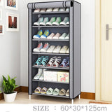 Gaeaspace  -  8 Layers Dustproof Shoe Cabinet Simple Sneakers High Heels Storage Rack Bedroom Dormitory Shoe Rack Bag Debris Organizer