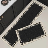 Gaeaspace  -  Kitchen Large-area Leather Carpets Waterproof Oil-proof Carpet No-wash Wipeable Stain-resistant PVC Rugs Non-slip Balcony Rug IG