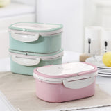 Gaeaspace  -  Wheat Straw Lunch Box for Kids Cartoon Bento Box Portable Eco-friendly Food Container for Picnic School Microwavable