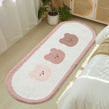 Gaeaspace  -  INS Flower Fluffy Soft Bedroom Carpet Cute Bedside Rug Kids Room Non-Slip Baby Playmats Long Living Room Mats