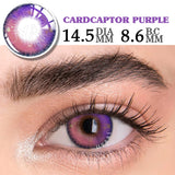 Gaeaspace  -  2PCS/Pair Purple Lenses For Eyes Anime Accessories Beauty Contact Lenses Pupils Makeup Natural Eye Color Lens Cosplay