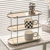 Gaeaspace  -  Ins style tabletop cup cream style display rack coffee cup tea cup mug storage shelf countertop luxury storage rack