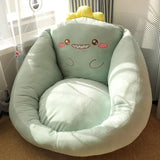 Gaeaspace   -  Lazy Sofa Creative Cartoon Living Room Balcony Single Lounge Sofa Bay Window Tatami Cushion Futon Bedroom Recliner