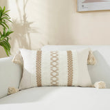 Gaeaspace  -  Living Room Sofa, Bed Cushion, Tassel Pillowcase Cover, Waist Pillow, Light Luxury Cushion Cover