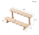 Gaeaspace  -  Creative Display Riser Stand Wooden Shelf for Perfume Organizer Perfume Display Shelf Figure Display Case Dolls Storage Rack