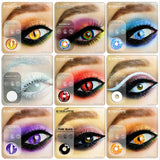 Gaeaspace  -  2pcs Cosplay Colored Contact Lenses Yearly Use Halloween Cosmetic Colored Contacts Lenses for Eyes Anime Contact Lens