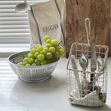 Gaeaspace  -  Nordic Hanging Storage Basket Handmade Metal Organizer Kitchen Tablewares Small Stuff Snacks Support Home Room Decor Accessories