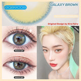 Gaeaspace  -  Half sugar blue-Pink Colored Contact Lenses Soft For Eyes Small Beauty Pupil Myopia Prescription Degrees Yearly Natural