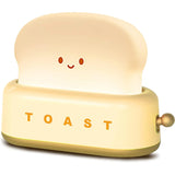 Gaeaspace  -  Cute Bread Lamp Bread Machine Night Light Indoor Night Ligh Toast LED Lamp Soft Light Eye Protection USB Rechargeable Lamp Gift