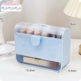 Gaeaspace  -  kawaii Lipstick Case Dustproof with Cover Crids Transparent Lipstick Box Cosmetics Storage Make Up Brush Organizer Display Stand