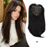 Gaeaspace  -  Synthetic False Bangs Clip-In Bangs Extension Natural Neat Fake Fringe Topper Hairpiece Invisible Clourse Hairpieces