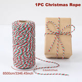 Gaeaspace  -  Christmas Wrapping String Rope Merry Christmas Decoration For Home Navidad Natal Noel Gift Box Packaging Rope New Year