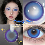 Gaeaspace  -   1Pair Colored Contacts Brown Lenses with Degree Yearly Use Natural Big Eyes Beautiful Pupils for Free Shipping