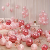 Gaeaspace  -  30pcs/40pcs Pink Double Pearl Balloons, Latex Balloons Party, Birthday, Wedding Decoration, Graduation, Anniversary, Baby Shower