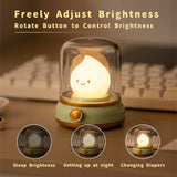 Gaeaspace  -  Candle Night Light Cute Kerosene Lamp Desktop LED Decorative Light USB Rechargeable Night Light Bedroom Creative Children's Gift