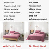 Gaeaspace  -  High Density Milk Fleece Warm Queen Bedding Set for Winter Plush Skin Friendly Warmth Duvet Cover Set King Thick Quilt Cover Set