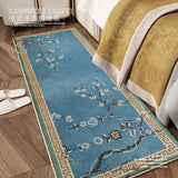 Gaeaspace  -  Chinese Classical Bedroom Bedside Carpet Classic Landscape Flower Bird Painting Balcony Rug IG Large Area Luxury Decoration Home