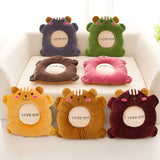 Gaeaspace  -  Cute 40CM Plush Bear Cushion Office Chair Cushion Home Sofa Seat Cushion Balcony Tatami Cushion Dormitory Chair Seat Cushion