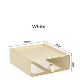 Gaeasapce  -  Transparent Drawer Desktop Storage Box Multi-Functional Office Stationery Storage Box Household Cosmetics Utility Box