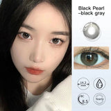 Gaeaspace  -  New 2pcs/pair Natural Beaty Pupil Lenses for Eyes Colored Eye Lenses for Myopia Contact Lenses 14.2mm Eye Color Lens