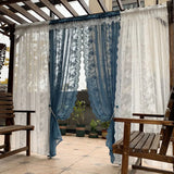 Gaeaspace  -  European style garden lace gauze curtain  curtains for bedroom  curtains for living room luxury Home decoration