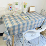 Gaeaspace  -  Plaid Tablecloth  Table Cloth Desk Mat Dust-proof Dining Table Cloth Furniture Protector Picnic Mat Tapete Dressing Table Mat