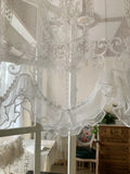 Gaeaspace  -  Princess French European-style gauze curtain curtain head window gauze transparent embroidered window decoration