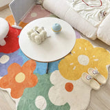 Gaeaspace  -  Pastoral Style Bedroom Decor Plush Carpet Irregular Carpets for Living Room Fluffy Soft Children's Rug Home High-end Floor Mat