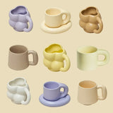 Gaeaspace  -  Korean Style Ceramic Mug Coffee Cups Home Office Tea Cup Coffee Cups Korean Mug Nordic Home drinkware Japan Mug