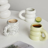 Gaeaspace  -  Creative Water Cup Ceramic Mug Nordic Coffee Cups with Big Handrip Colored Ceramics Big Juice Mugs