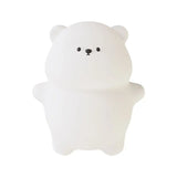 Gaeaspace  -  Cute Silicone Night Lamp Lying Flat Bear Desktop Decorative Light Indoor Creative Atmosphere Lamp Baby Night Lamp Children Gift