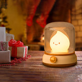 Gaeaspace  -  Cute Kerosene Lamp Candle Night Light Desktop LED Decorative Lamp USB Rechargeable Night Light Bedroom Creative Children's Gift