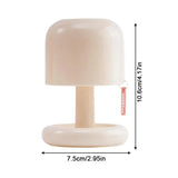 Gaeaspace  -  Creative Mushroom Style Led Night Light Nordic Mini Desktop Coffee Bar Home Living Room Decoration Modern Minimalist Table Light