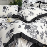 Gaeaspace  -  Bedding Set Ins High Beauty French Retro 4PCS Duvet Set Hepburn 3PCS Duvet Set Multifunctional Bedin Set For All Seasons