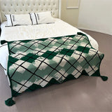 Gaeaspace  -  Office Nap Blanket Nordic Style Sofa Towel Bed End Decorative Blanket Plaid Tassel Pendant Knitted Blanket