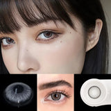 Gaeaspace  -  1Pair Color Contact Lenses For Eyes Blue Green Beauty Pupils Natural Contact Lenses Dawn Series Makeup Lens With Case