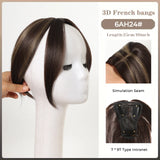 Gaeaspace  -  Synthetic Topper Hairpiece False Bang Clip-In Bangs Extension Natural Fake Fringe Invisible Clourse Hairpiece for Women