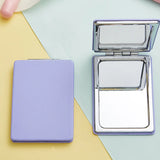 Gaeaspace  -  Mini PU Makeup Mirror Magnify Foldable Double Pocket Small Makeup Mirror for Travel Beauty Cosmetic Tool