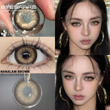 Gaeaspace  -  1 Pair Colorcon Korean Lenses Myopia Lenses Colored Contact Lenses for Eyes Lenses With Diopters Prescription Lenses