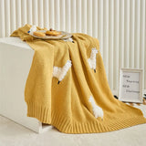 Gaeaspace  -  Nordic Style Knitted Blankets Cotton Air Conditioning Blankets for Beds Sofa  Office Napping Throw Blanket Tapestry Travel Shawl