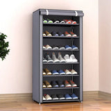 Gaeaspace  -  8 Layers Dustproof Shoe Cabinet Simple Sneakers High Heels Storage Rack Bedroom Dormitory Shoe Rack Bag Debris Organizer