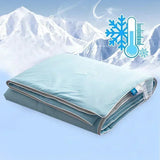 Gaeaspace  - Cooling Blanket for Bed Silky Air Condition Comforter Lightweight Cooled Summer Quilt with Double Side Cold & Cooling Fabric