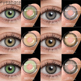 Gaeaspace  - Natural Contact Colored Lenses For Eyes 1Pair Multicolor Lens Soft Yearly Beautiful Pupils Eye Contact Lense Color Lens