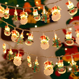 Gaeaspace  -  Christmas Tree LED String Light 1.5M 10LED Xmas Hanging Lamp Fairy Light Garland Home Decoration Ornament New Year Gifts