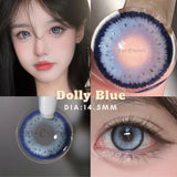 Gaeaspace  -   2pcs Colored Contacts Lens with Degree Yearly Disposable CANDY Series Korean Big Eyes Contact Pupils Free Shipping