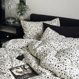 Gaeaspace  -  Ins Nordic Butterfly Bedding Set Flat Bed Sheet Duvet Cover Twin Full Queen Nordic Bed Linen Boy Girl Bedding Sets